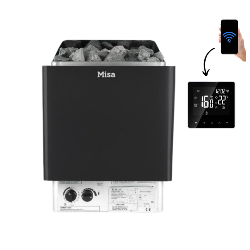 4,0 kW Sauna Sobası ( Harici Kontrol Panel )  - 1