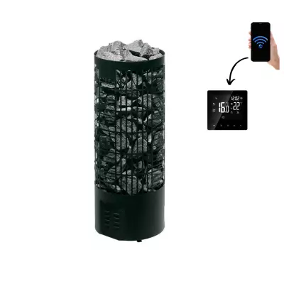 9,0 kW Oval Sauna Sobası ( Harici Kontrol Panel ) 