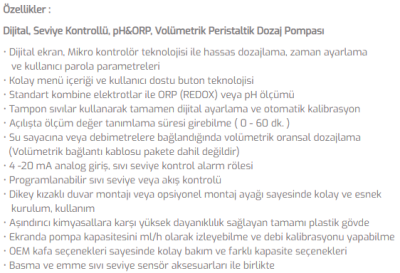 Aspendose PR Peristaltik Dozaj Pompası 4.3L/0.5B - 2