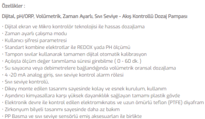 Lara PR Dijital Dozaj Pompası 5L/7B - 2