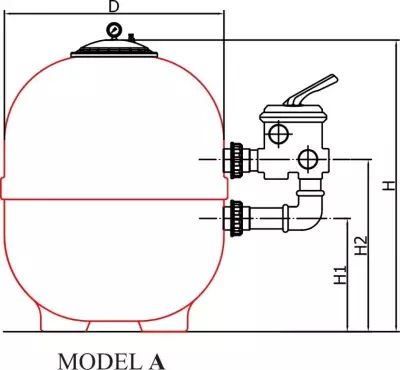 Ø820 mm Polyester Kum Filtresi (1)