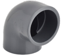 PVC 90º Yapıştırma Dirsek Ø50 mm - 1