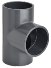 PVC Yapıştırma Te Ø90 mm - 1