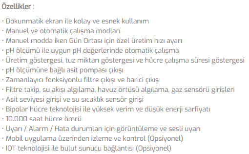 Salt Ionıc ASPR 12 Gr/H Tuz Klor Jeneratörü - 3