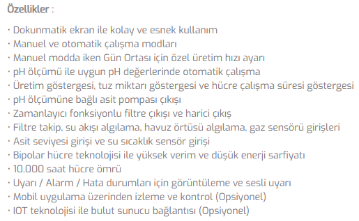 Salt Ionıc PH 36Gr/H Tuz Klor Jeneratörü - 3