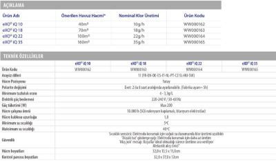 Exo IQ 22 Tuz Klor Jeneratörü - 5